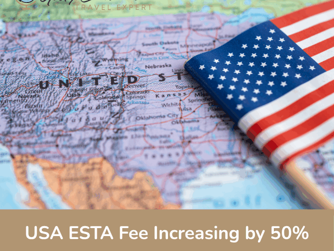 USA Map with USA flag upon it above the blog title in text