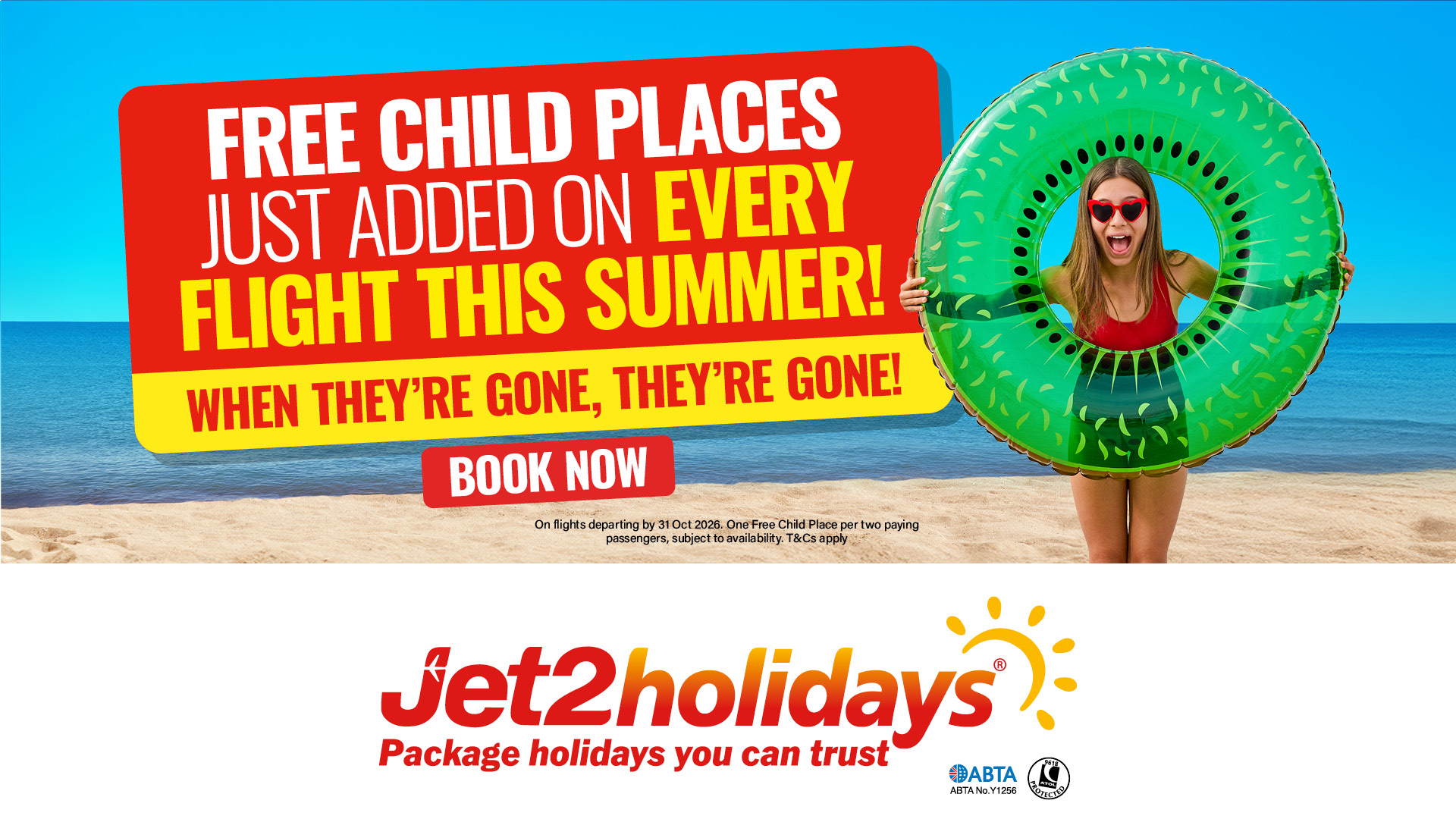 Jet2Holidays Free Child Places